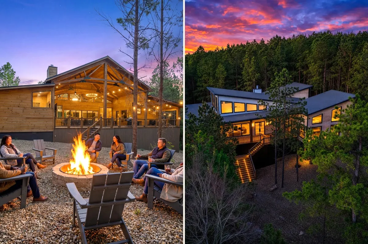 The Compound in Broken Bow — Arcadia and Avalon cabins booked together